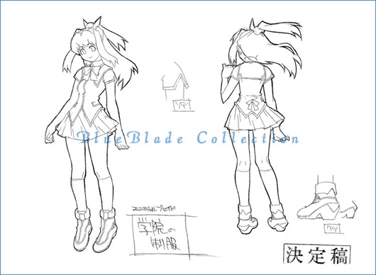 Blueblade Anime Art Angel Blade Settei Hentai 