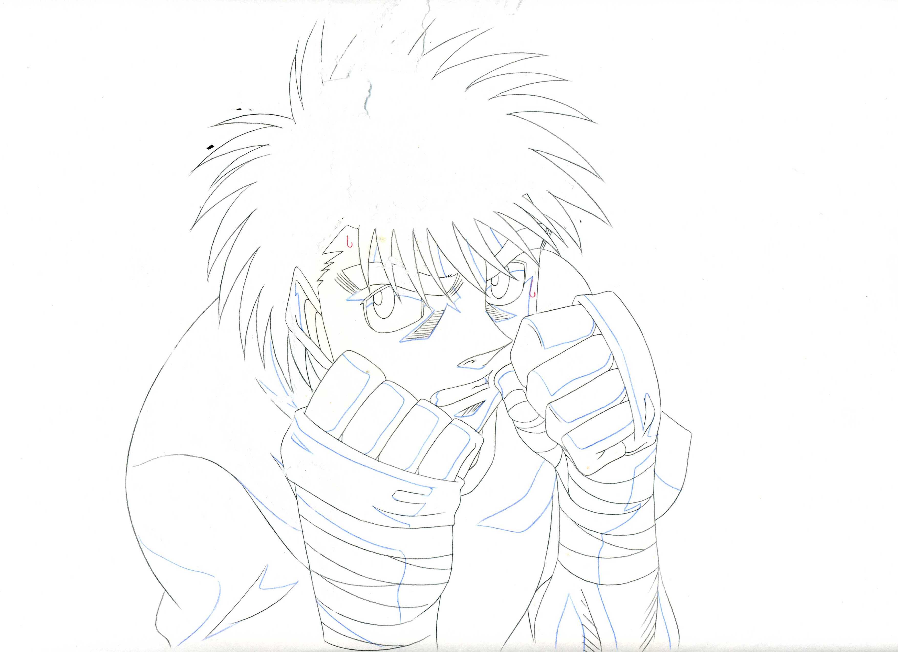 Ippo Makunouchi with Scribble art